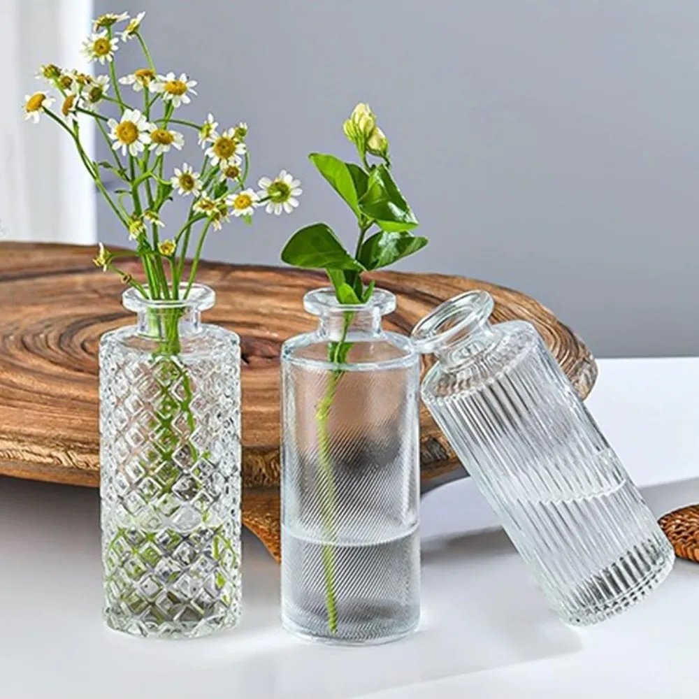 Set of 32 Bud Vases for Flowers, Small Vintage Glass Bottles for Rustic Wedding Centerpieces and Home Decor Set of 32 Bud Vases for Flowers, Small Vintage Glass Bottles for Rustic Wedding Centerpieces and Home Decor