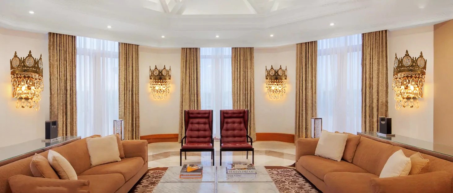 13 Foot High Ceiling Chandelier for Entryway Modern Crystal Lights for Living Room Foyer Flush Mount Sloping