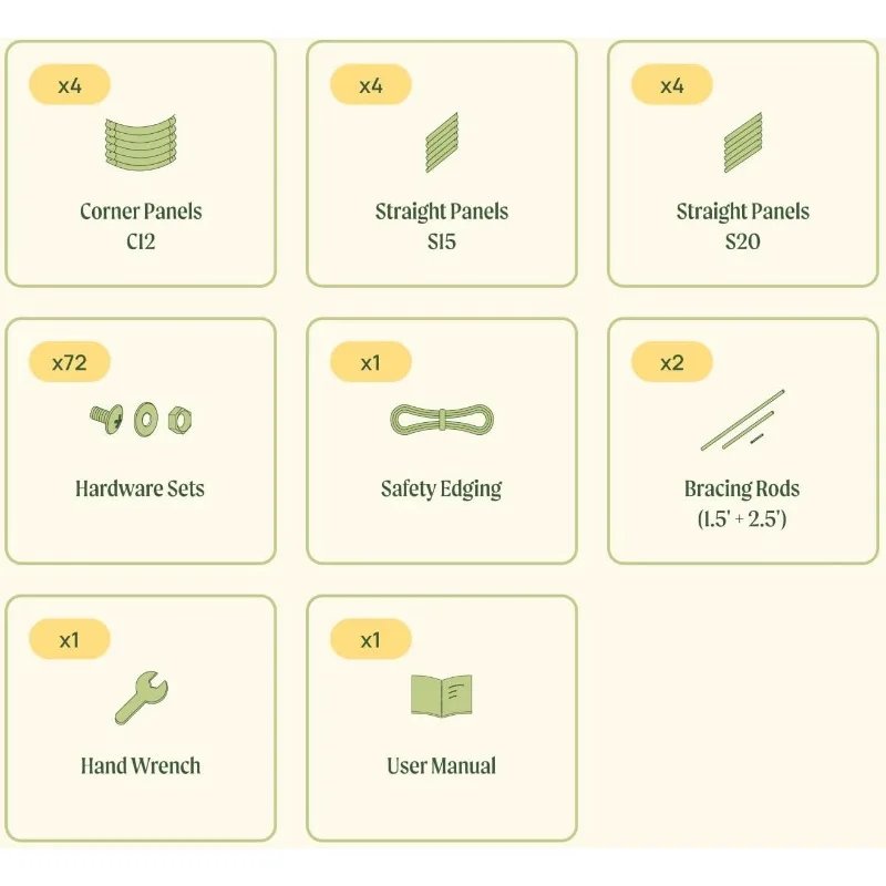 Raised Garden Bed Kit 17 Inch High 10-in-1 Modular Metal Planter Boxes for Growing Vegetables Flowers Herbs Terracotta Simple Raised Garden Bed Kit 17 Inch High 10-in-1 Modular Metal Planter Boxes for Growing Vegetables Flowers Herbs Terracotta Simple