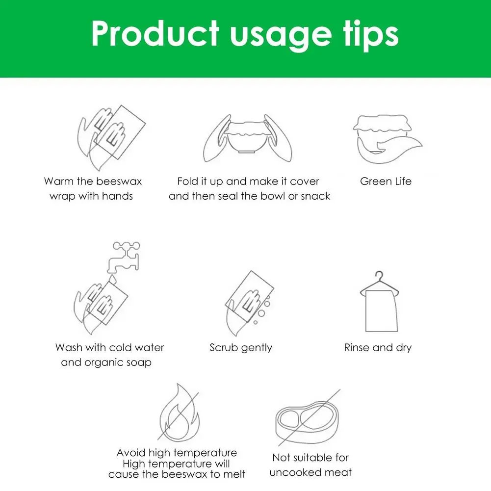 Beeswax Wrap Eco Friendly Kitchen Wrap Replacement Organic Natural Bees Wax Reusable Mixed Pattern Beeswax Food Wraps Bowl Cover Beeswax Wrap Eco Friendly Kitchen Wrap Replacement Organic Natural Bees Wax Reusable Mixed Pattern Beeswax Food Wraps Bowl Cover