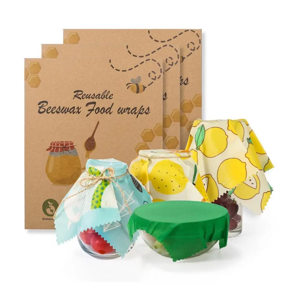 Beeswax Wrap Eco Friendly Kitchen Wrap Replacement Organic Natural Bees Wax Reusable Mixed Pattern Beeswax Food Wraps Bowl Cover Beeswax Wrap Eco Friendly Kitchen Wrap Replacement Organic Natural Bees Wax Reusable Mixed Pattern Beeswax Food Wraps Bowl Cover