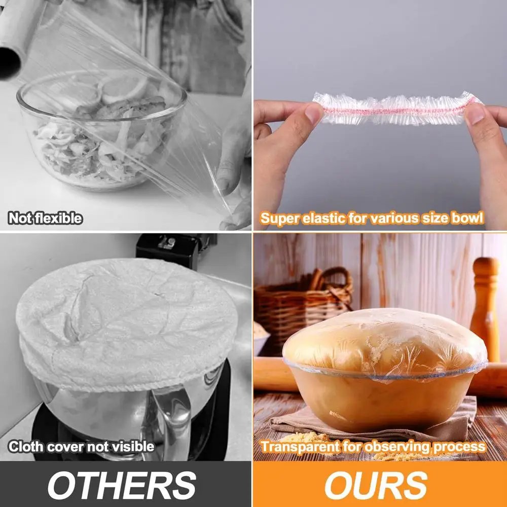 Bread Proofing Cover Reusable Bowl Covers Multi-Purpose Keeping Bags Food Cover Stretchable Wrap Cover For Bakery Home Baking