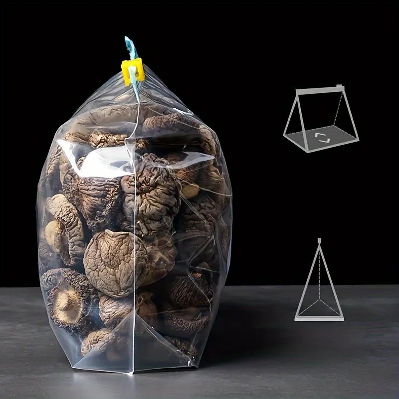 45 Pcs Airtight Food Storage Bags,Zippered Bag Sealed for Fruit, Grain, Vegetable, and Meat  Fresh-Keeping Storage,3 Size