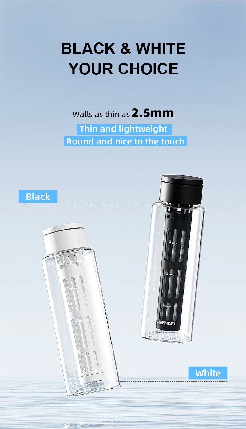 MHW-3BOMBER Cold Brew Coffee Maker Ice 600ml Cold Coffee Brewer Portable Coffee Pot Detachable Filter Element Home Camping Tools