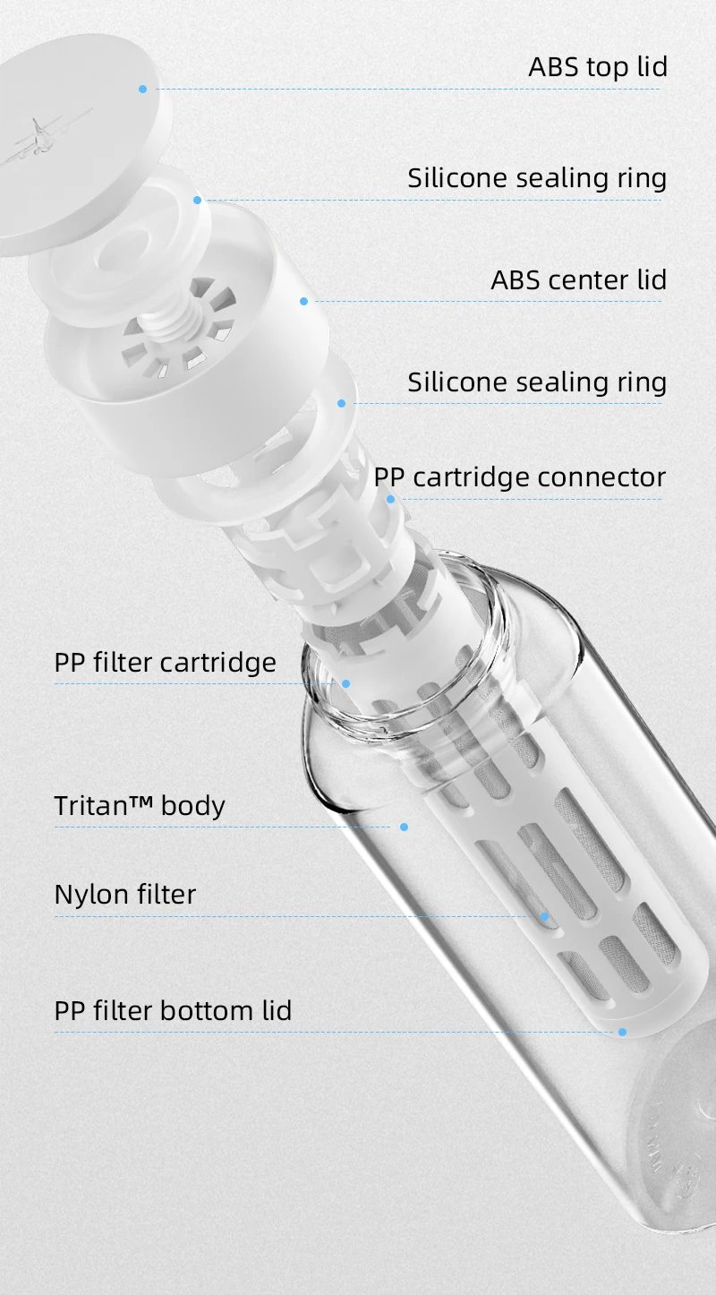 MHW-3BOMBER Cold Brew Coffee Maker Ice 600ml Cold Coffee Brewer Portable Coffee Pot Detachable Filter Element Home Camping Tools