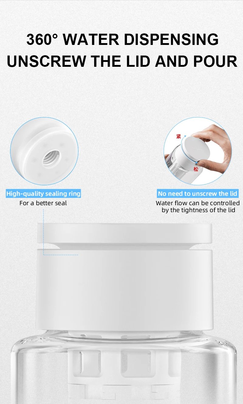 MHW-3BOMBER Cold Brew Coffee Maker Ice 600ml Cold Coffee Brewer Portable Coffee Pot Detachable Filter Element Home Camping Tools