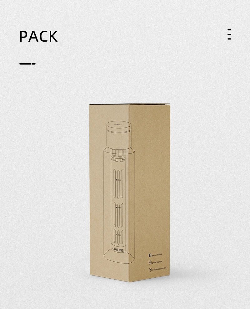 MHW-3BOMBER Cold Brew Coffee Maker Ice 600ml Cold Coffee Brewer Portable Coffee Pot Detachable Filter Element Home Camping Tools