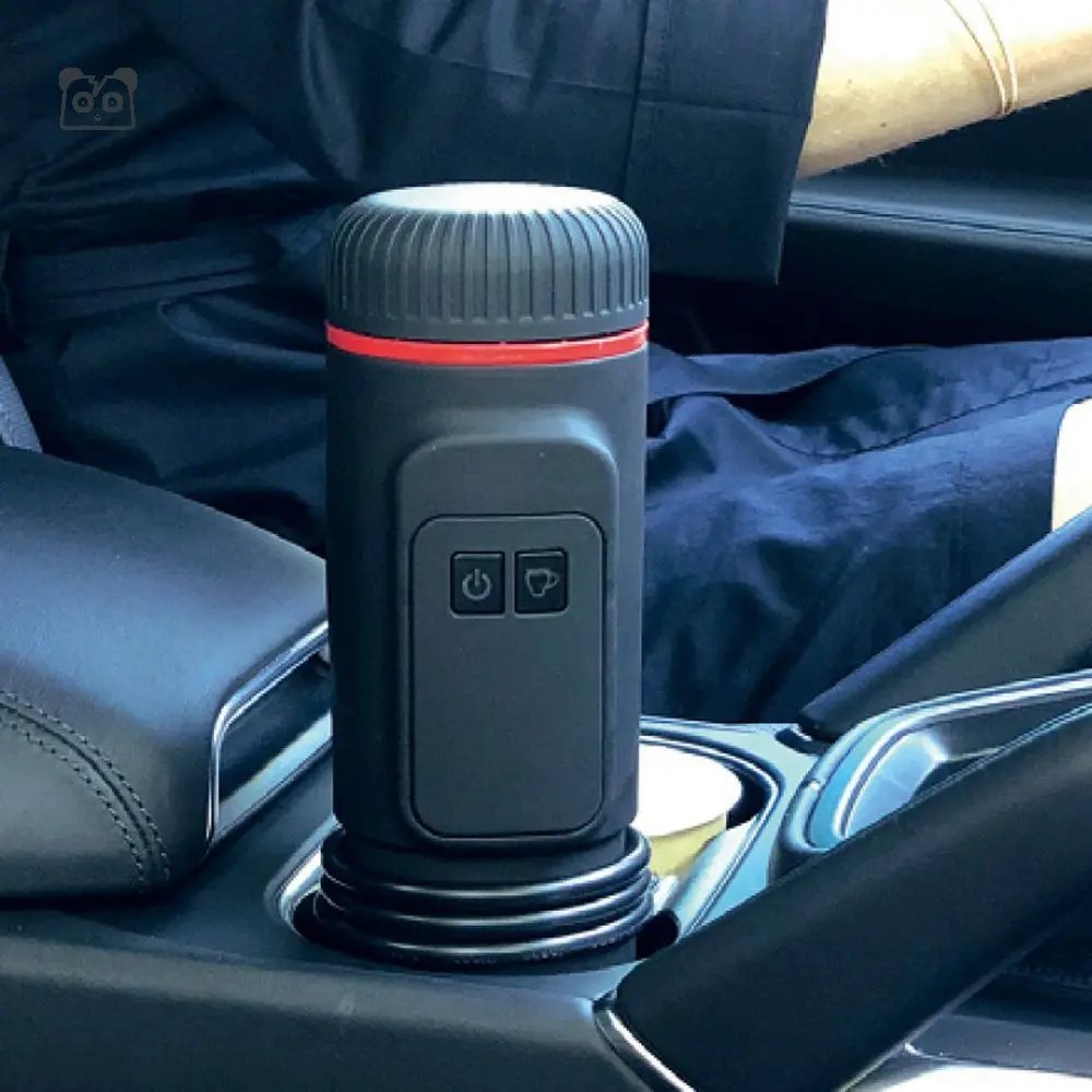 Portable Coffee Maker Heating Rechargeable 12V Car Coffee Capsules Coffee Cold Brew Espresso Maker  Travel Camping Hiking