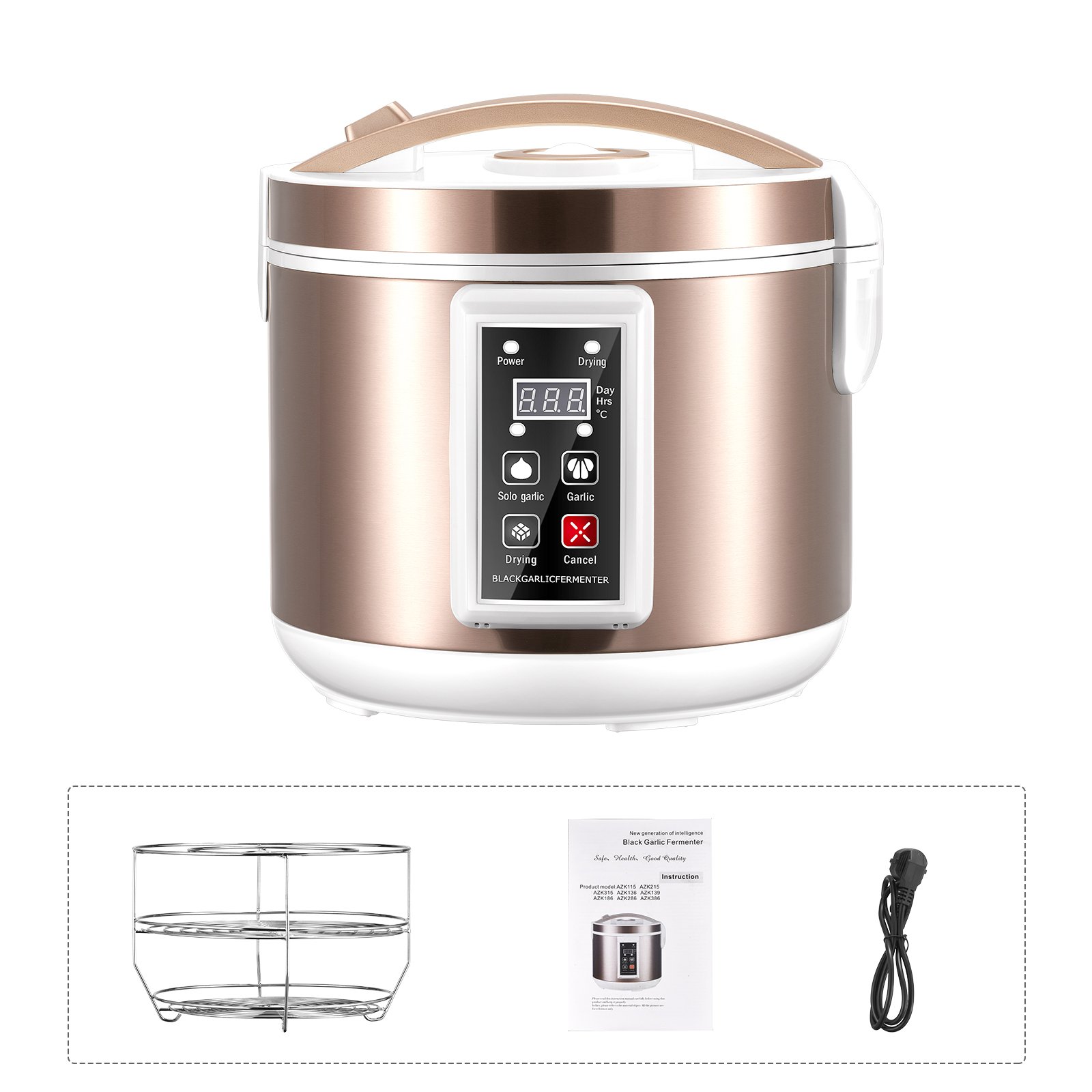 5L Black Garlic Fermenter Electric Garlics Smart Fermentation Machine Automatic Zymolysis Zymosis Pot Natto Yogurt Maker EU US 5L Black Garlic Fermenter Electric Garlics Smart Fermentation Machine Automatic Zymolysis Zymosis Pot Natto Yogurt Maker EU US
