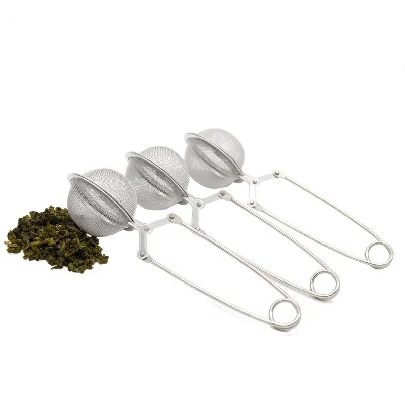 Tea Infuser In Mesh Ball Infuser Strainer Filter with Handle Stainless Steel Mesh Ball Filter Tea Infuser In Mesh Ball Infuser Strainer Filter with Handle Stainless Steel Mesh Ball Filter