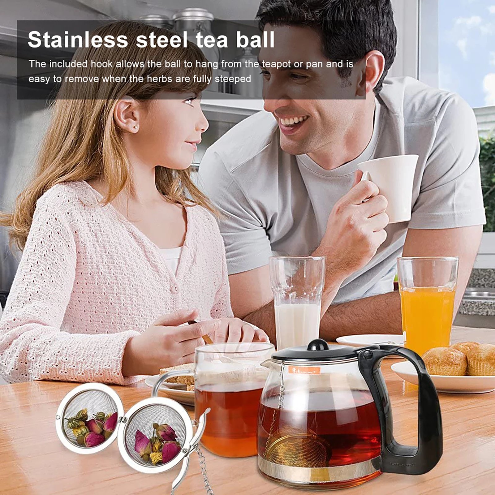 Tea Infuser Sieve Tools For Spice Bags Infusor Stainless Steel Ball Shape Filter Maker Brewing Items Services Teaware Strainer
