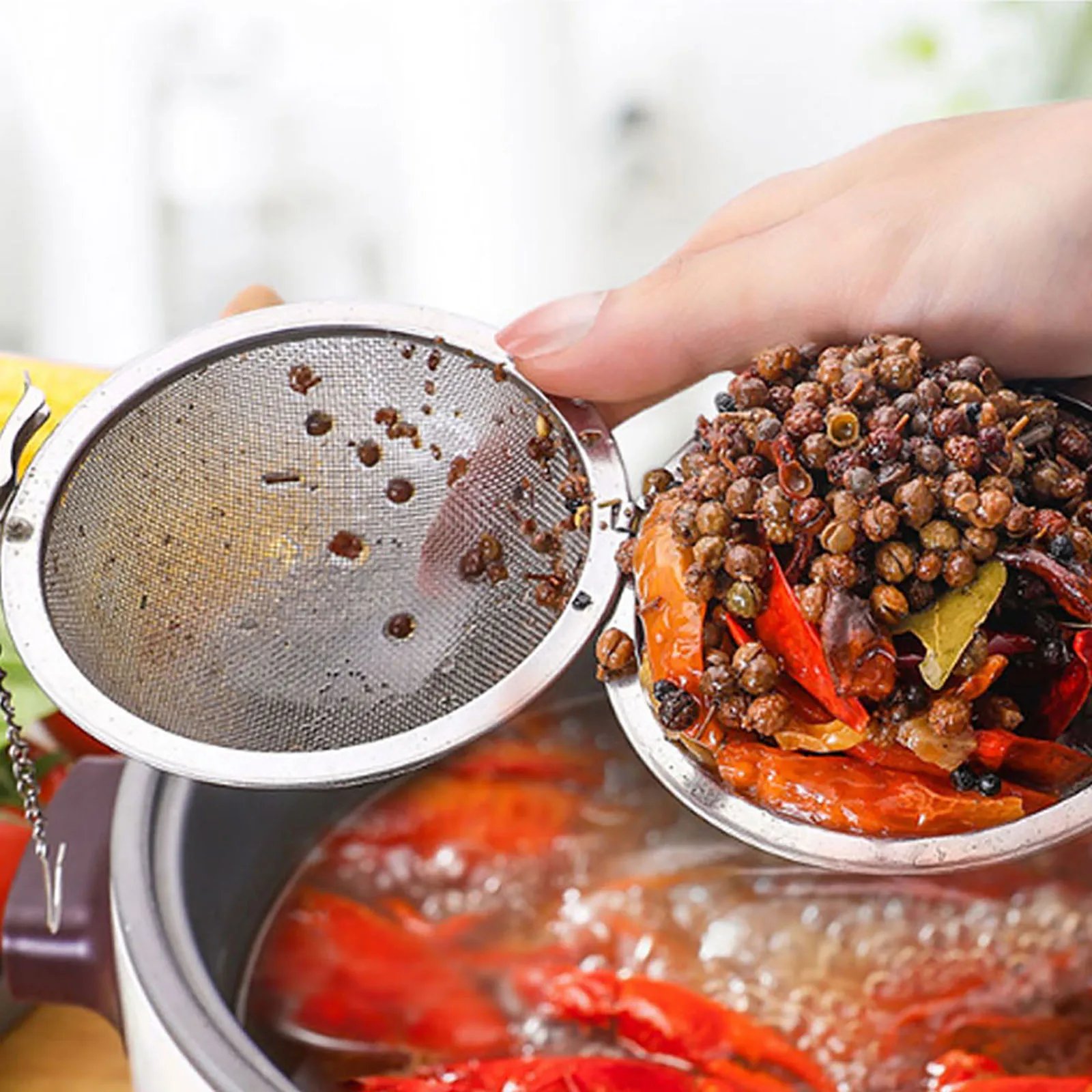 Tea Infuser Sieve Tools For Spice Bags Infusor Stainless Steel Ball Shape Filter Maker Brewing Items Services Teaware Strainer