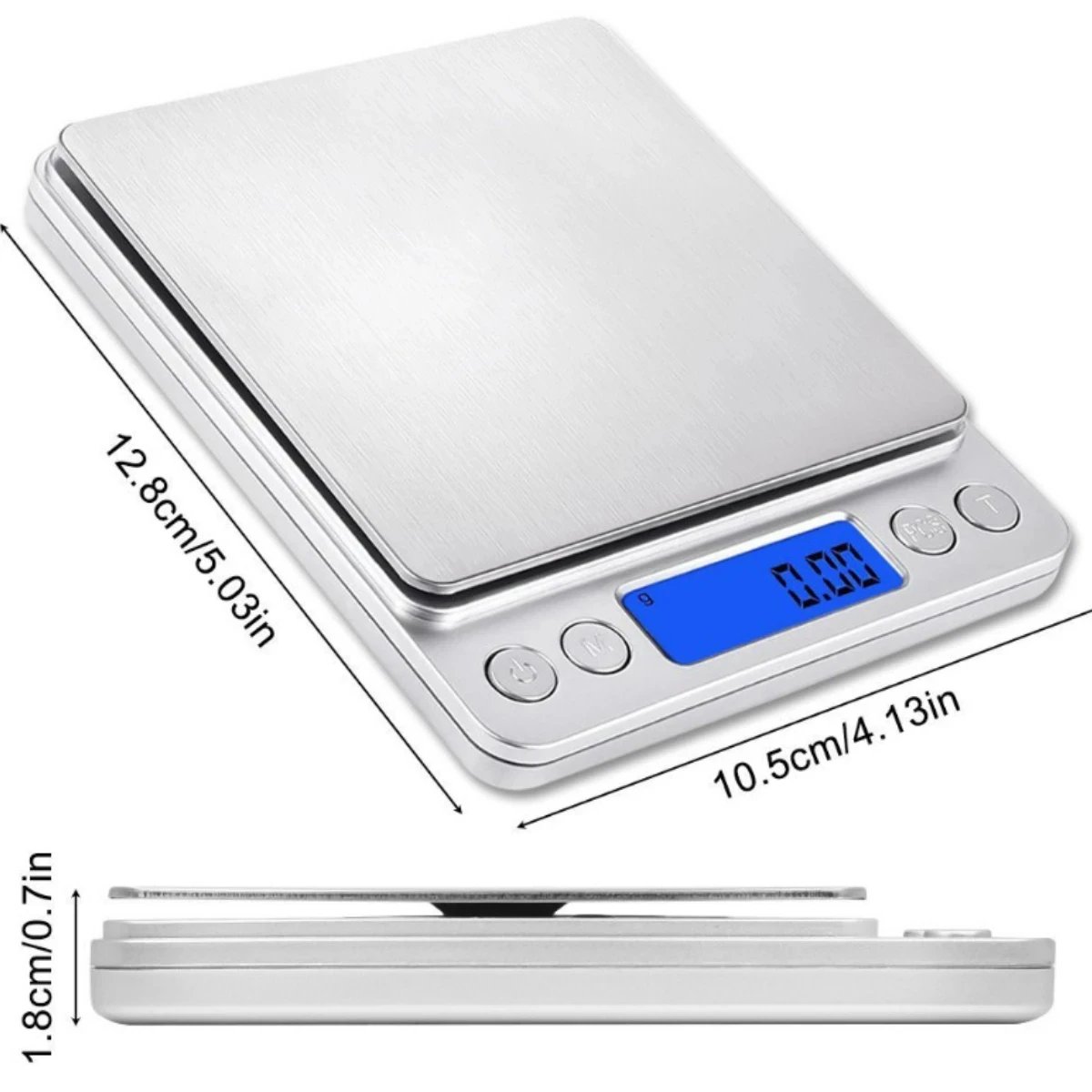 Digital Kitchen Scale 500g/ 0.01g Small Jewelry Scale Food Scales Digital Weight Gram and Oz Digital Gram Scale with LCD/ Tare Digital Kitchen Scale 500g/ 0.01g Small Jewelry Scale Food Scales Digital Weight Gram and Oz Digital Gram Scale with LCD/ Tare