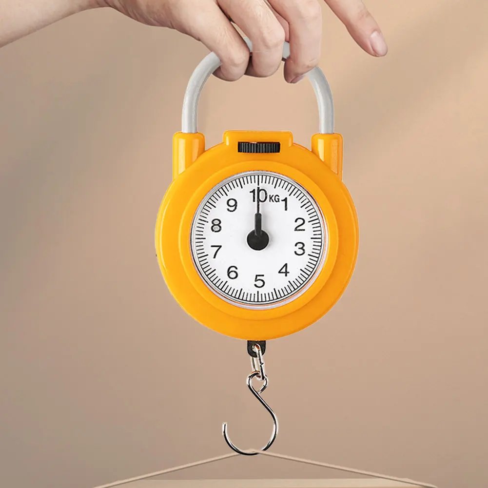 10KG Digital Mini Pocket Scale 0.1KG Fishing Scale Portable Travel Luggage Weighing Scale with Hook Outdoor Fishing Tools