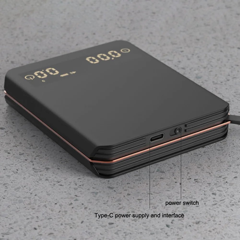 Electronic Coffee Scale with Timer LED Display Mini Coffee Scale High Precision Kitchen Scale for Espresso and Pour Over Coffee