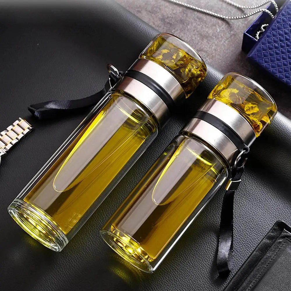Glass Tea Infuser Bottle Tea Water Separation Cup Leak-Proof Travel Mug Portable Infuser Water Bottle High Temperature Tea Cup Glass Tea Infuser Bottle Tea Water Separation Cup Leak-Proof Travel Mug Portable Infuser Water Bottle High Temperature Tea Cup