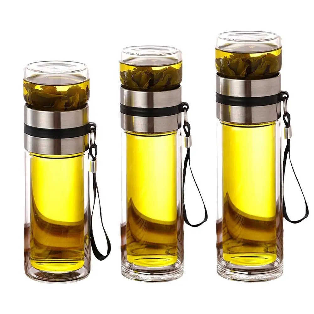 Glass Tea Infuser Bottle Tea Water Separation Cup Leak-Proof Travel Mug Portable Infuser Water Bottle High Temperature Tea Cup Glass Tea Infuser Bottle Tea Water Separation Cup Leak-Proof Travel Mug Portable Infuser Water Bottle High Temperature Tea Cup
