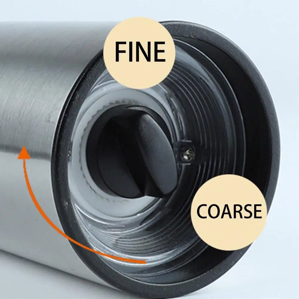 Electric Salt and Pepper Grinder Battery Powered Kitchen Gadget Grinding Bottle with Adjustable Coarseness for Rock Salt Pepper Electric Salt and Pepper Grinder Battery Powered Kitchen Gadget Grinding Bottle with Adjustable Coarseness for Rock Salt Pepper