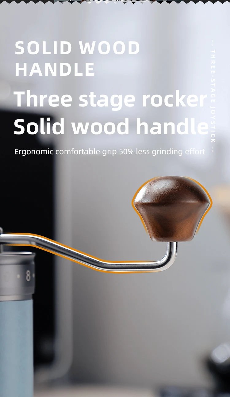 Bincoo Manual Coffee Grinder&ndash; Portable with Carry Bag External Grind Ideal for Home,Travel Adjustment Hander Grinder