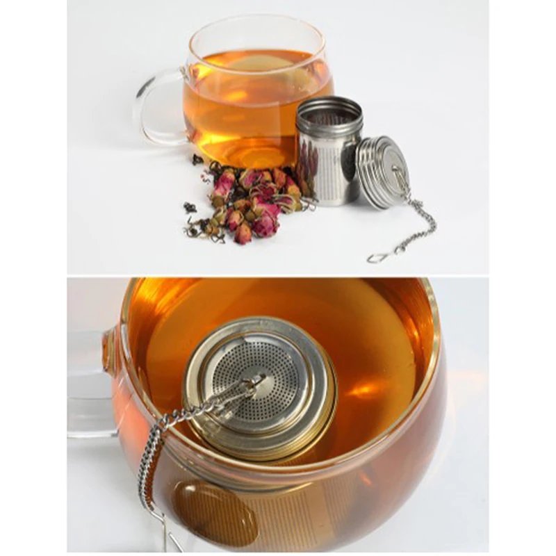 1PC Creative Stainless Steel Tea Infuser Strainer Leaf Spice Herbal Teapot Reusable Mesh Filter Home Kitchen Accessories 1PC Creative Stainless Steel Tea Infuser Strainer Leaf Spice Herbal Teapot Reusable Mesh Filter Home Kitchen Accessories