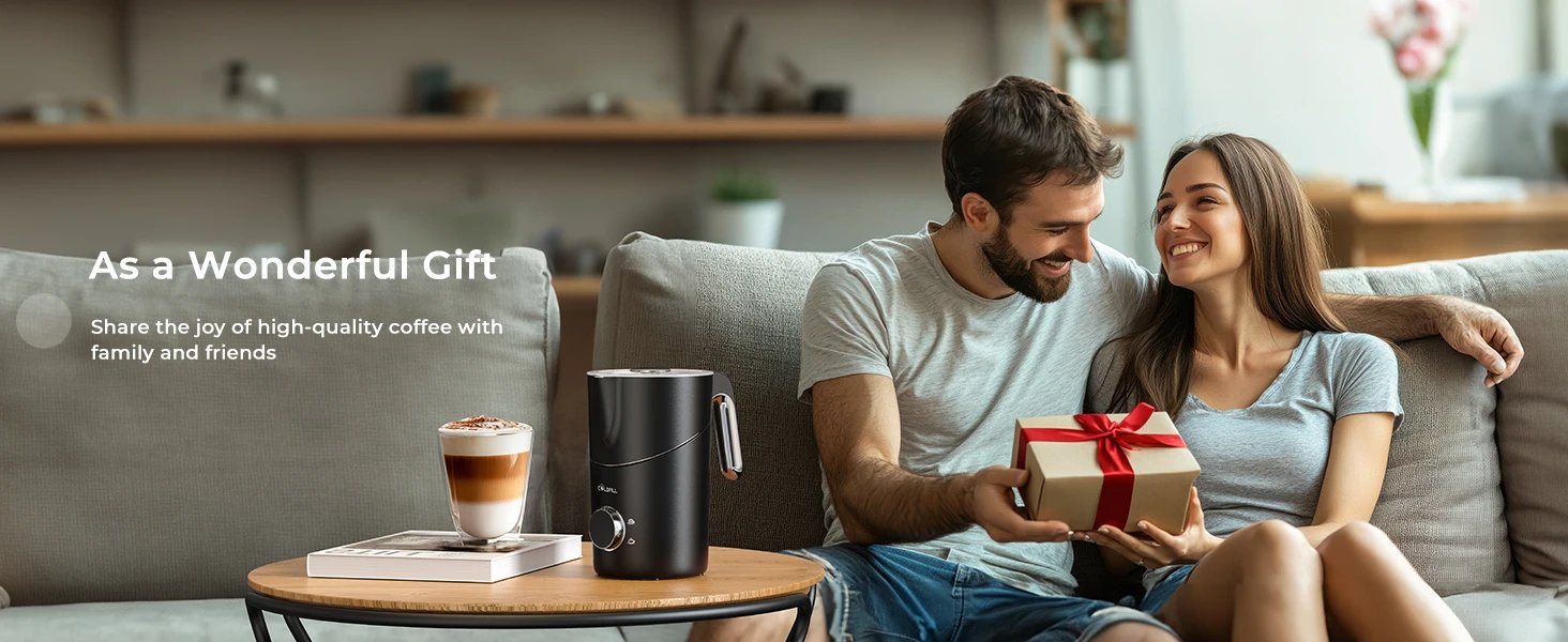 Electric Milk Frother 600ml Automatic Cold Hot Foam Maker for Coffee Latte Cappuccino Macchiato Hot Chocolate Kitchen Appliance