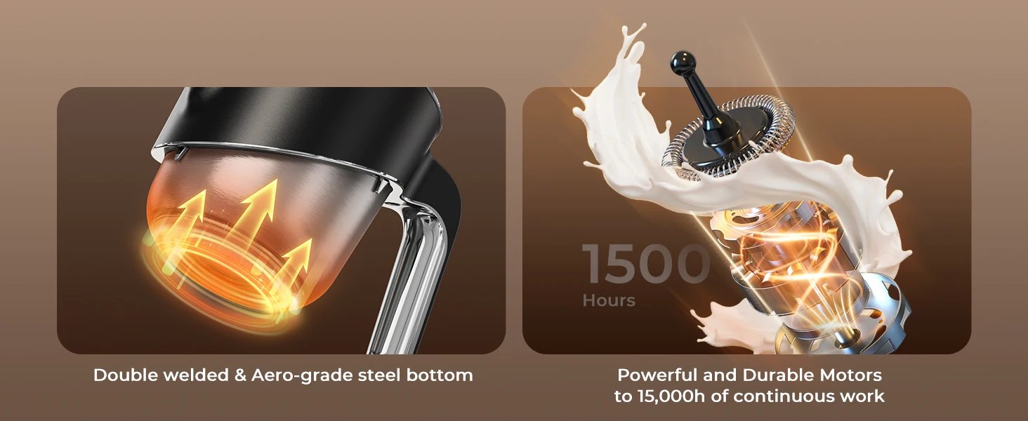 Electric Milk Frother 600ml Automatic Cold Hot Foam Maker for Coffee Latte Cappuccino Macchiato Hot Chocolate Kitchen Appliance