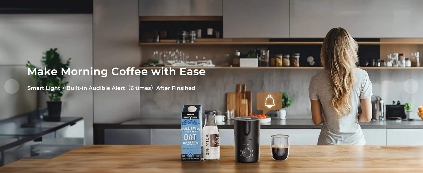 Electric Milk Frother 600ml Automatic Cold Hot Foam Maker for Coffee Latte Cappuccino Macchiato Hot Chocolate Kitchen Appliance