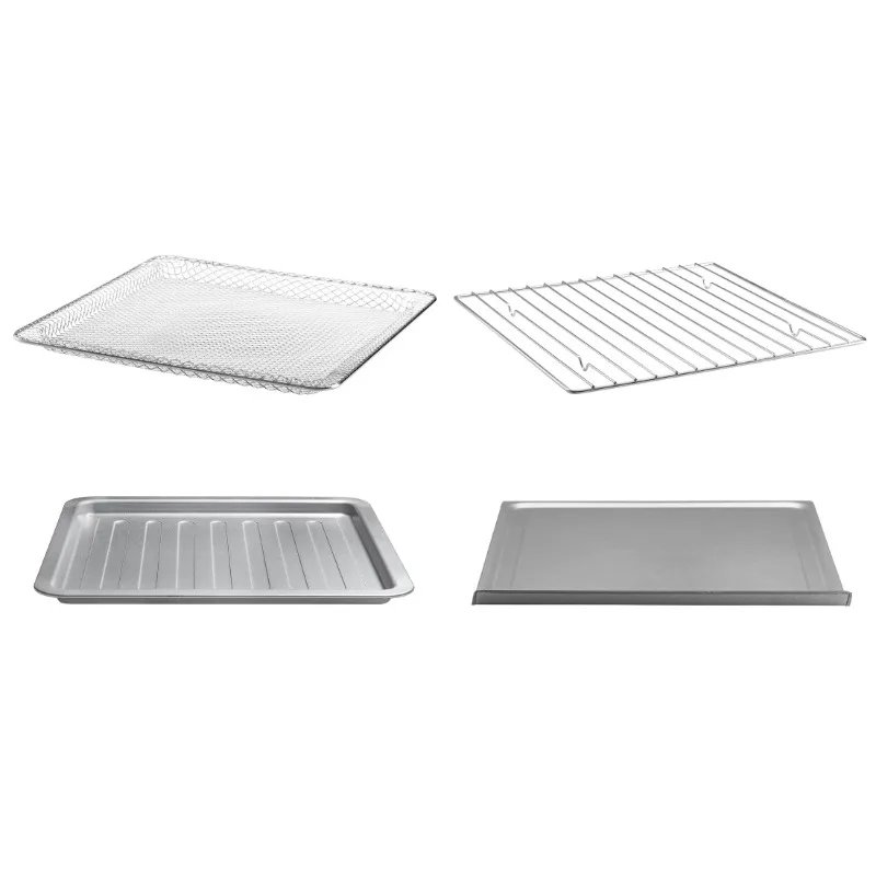 New Gourmia 1700W 6-Slice Digital Toaster Oven Air Fryer, 19 One-Touch Presets, 24L, Stainless Steel