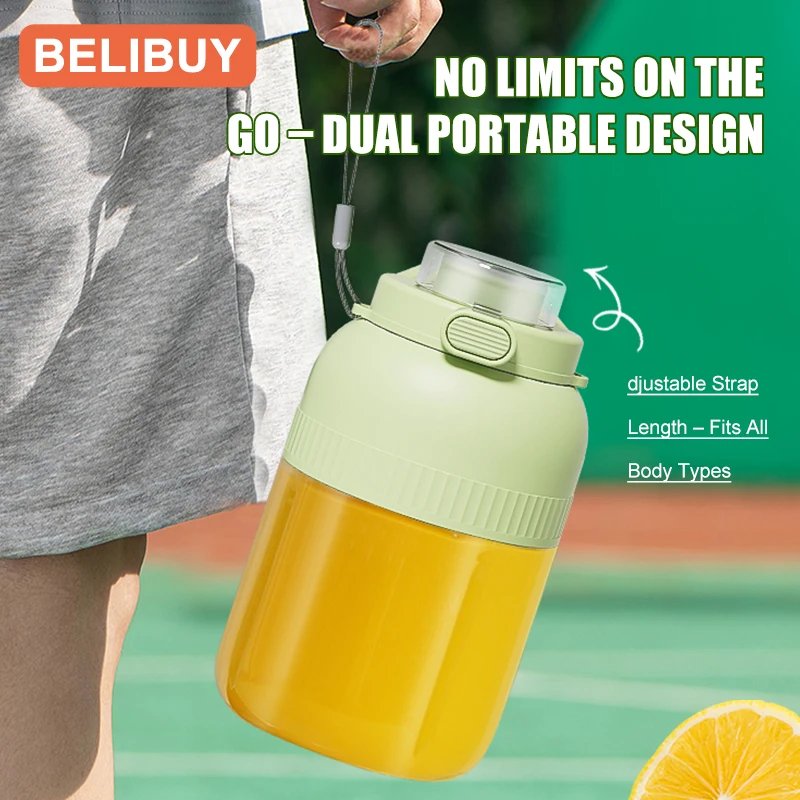 500/1300ML Electric Juicer Cup 6 Blades Blender Milkshake Machine USB Portable Fruit Milk Mixing Tool Mini Fresh Juice Blender