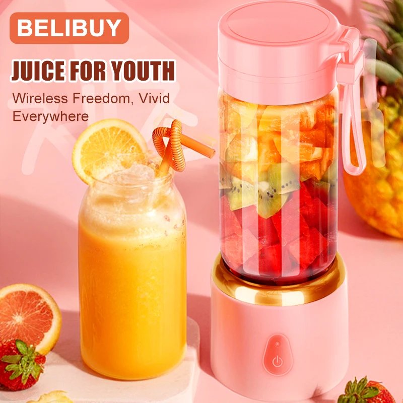 Portable Electric Juicer USB Charging Orange Lemon Fruit Blender Mini Household Juice Squeezer Mixer Citrus Kitchen Juicer Tools