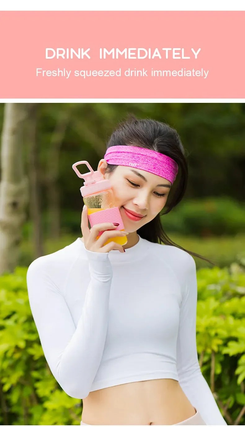 Portable Electric Fruit Juicer Wireless USB Rechargeable 6 Blades Mini Mixer Multifunction Summer Smoothie Blender Machine