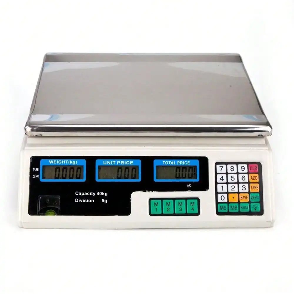 88 LB 40KG/5g Digital Weight Scale Price Computing Food Meat Produce 2 Colors 88 LB 40KG/5g Digital Weight Scale Price Computing Food Meat Produce 2 Colors