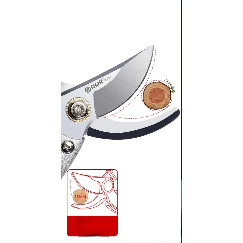 SK5 Pruning Scissors Grafting Tool Gardener Scissor Secateurs Stainless Steel Floral Fruit Tree Branch Cutting Shears Picking