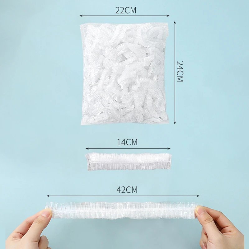 100 Reusable Food Storage Covers Keep Fresh Food Plastic Wrap Plate Clings Film