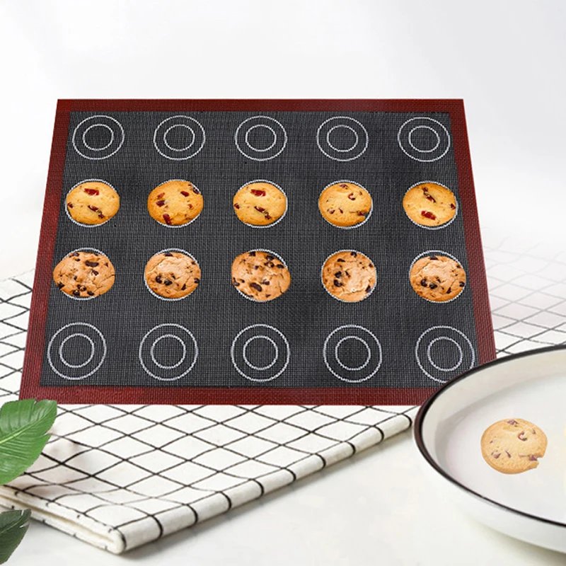 Perforated Silicone Baking Mat Non-stick Heat Resistant 40x30 Elair Macaron Pastry Pad Carpet Kitchen Tool
