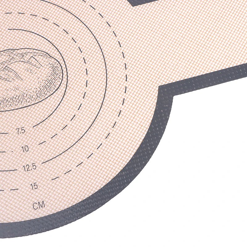 Silicone Baking Mat Dough Transfer Pad Instead Of Parchment Sling Long Handle Sling Non-Stick Extraction Pad Oven Accessories