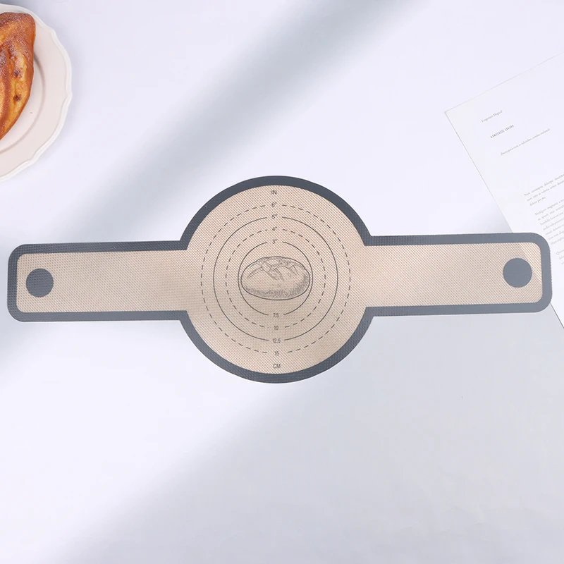 Silicone Baking Mat Dough Transfer Pad Instead Of Parchment Sling Long Handle Sling Non-Stick Extraction Pad Oven Accessories