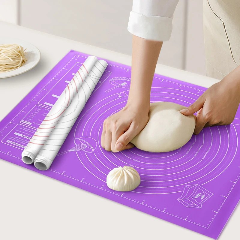 Silicone Baking Mats Sheet Pizza Dough Non-Stick Maker Holder Pastry Kitchen Accessories Cooking Tools Utensils Bakeware Gadget