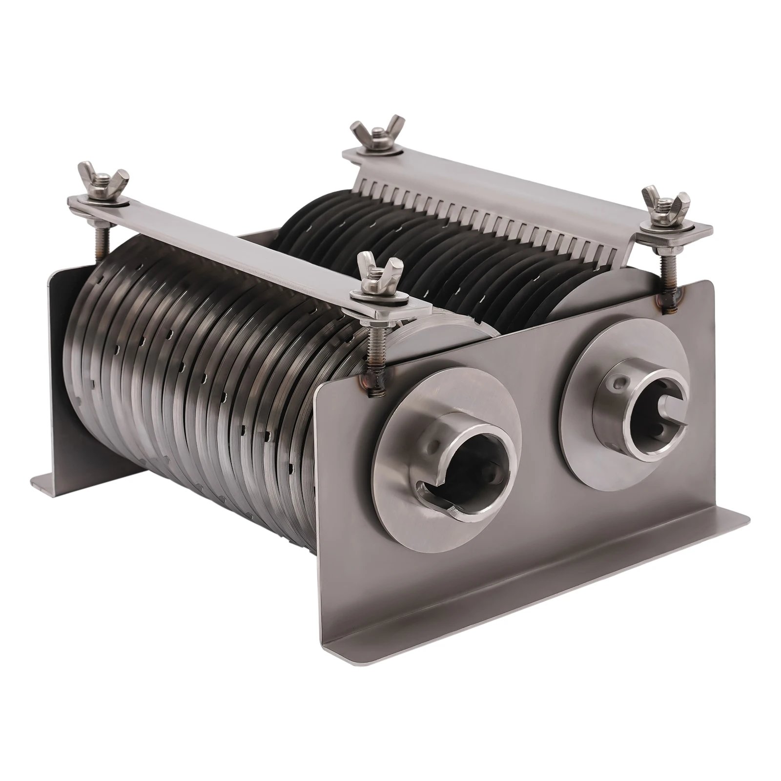 Stainless Steel Meat Slicer Knife, 5mm Cutting Thickness, Manual Operation, 500kg/1102.3lbs/h Efficiency, Easy to Clean and Asse