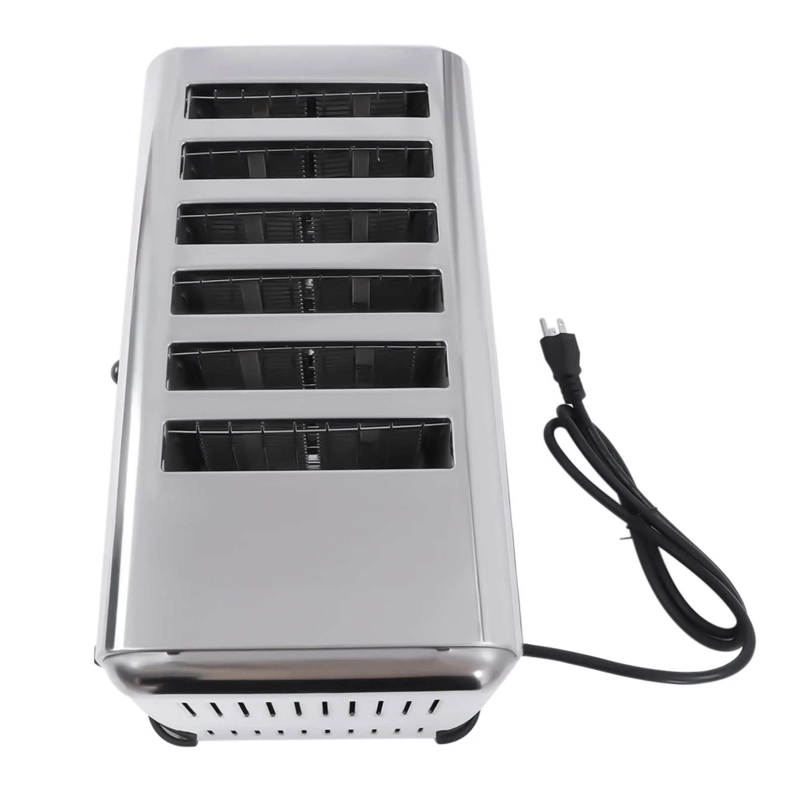 Breakfast Silver Toaster Home Stainless Steel Bread Baking Machine with Timing Function Commercial Bread Maker Machine for Home