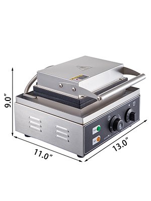 VEVOR 6 Hole Electric Sweet Donut Maker Stainless Steel Non Stick Commercial Donut Waffle Cookies Gaufriers Kitchen Appliance