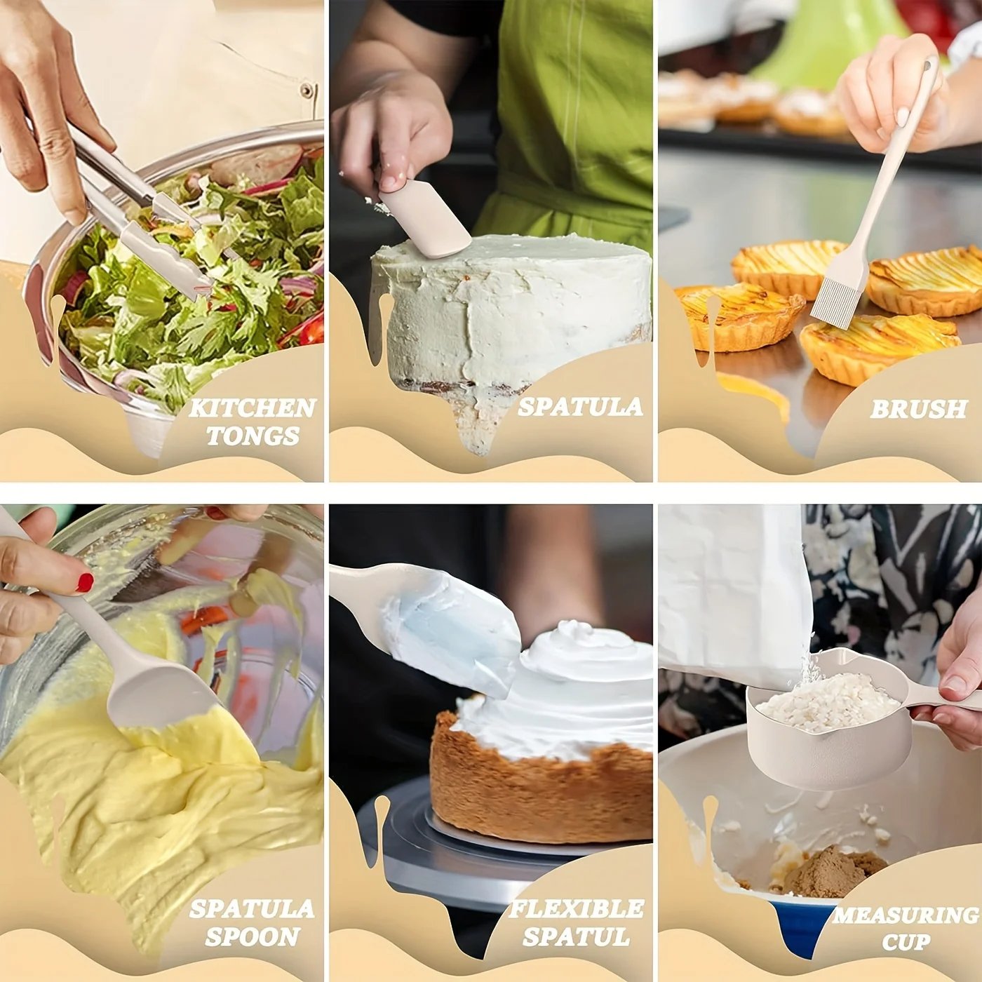 Mixing Bowls with Airtight Lids Set SteelBowls with Grater Attachments,Non-Slip Bottoms KitchenGadgets Great for Mixing Serving