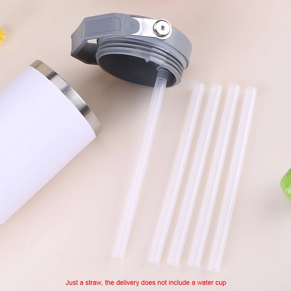 5Pcs Replacement Straws Wear-Resistant Reusable Straws Clear Straws Long Straws for Stanley 30oz Cup