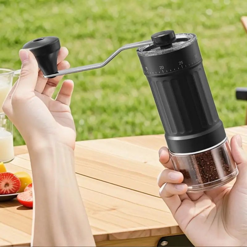 Manual Coffee Grinders Hand-Cranked Coffee Machine Ceramic Core Coffee Bean Mill Portable Espresso Grinder Suitable Home Travel Manual Coffee Grinders Hand-Cranked Coffee Machine Ceramic Core Coffee Bean Mill Portable Espresso Grinder Suitable Home Travel