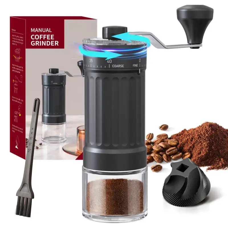 Manual Coffee Grinders Hand-Cranked Coffee Machine Ceramic Core Coffee Bean Mill Portable Espresso Grinder Suitable Home Travel Manual Coffee Grinders Hand-Cranked Coffee Machine Ceramic Core Coffee Bean Mill Portable Espresso Grinder Suitable Home Travel
