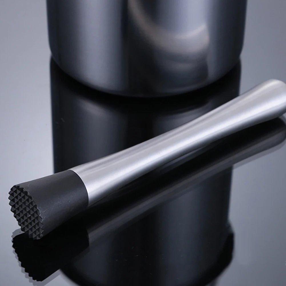 Stainless Steel Wine Mixing Stick Muddler  Cocktail Stirrer Shaker Ice Crusher Comfortable Grip Handle Barware Tool