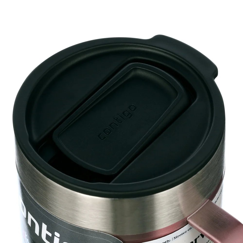 Vacuum Insulated Stainless Steel Mug with Handle Splash Proof Lid Non Slip Base Travel Cup Coffee Tea 14oz Brewer Friendly Vacuum Insulated Stainless Steel Mug with Handle Splash Proof Lid Non Slip Base Travel Cup Coffee Tea 14oz Brewer Friendly