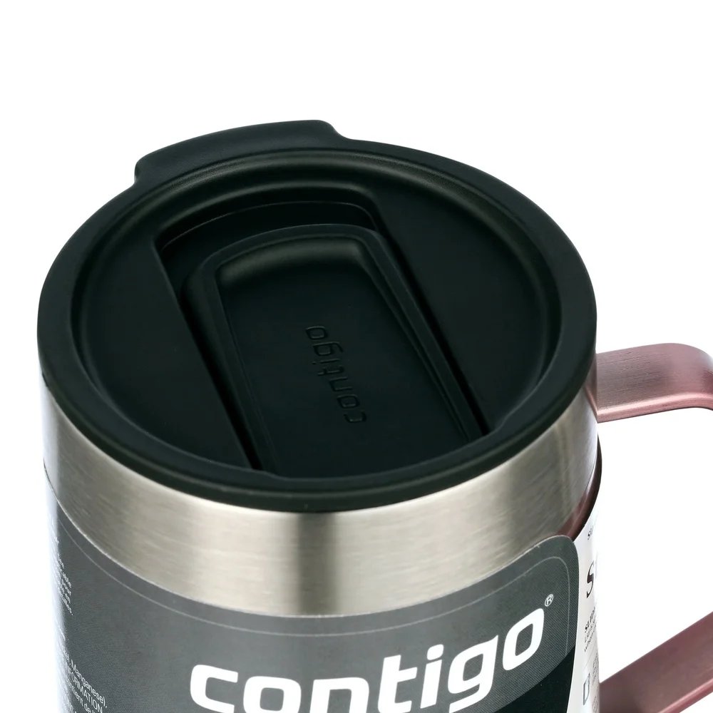 Vacuum Insulated Stainless Steel Mug with Handle Splash Proof Lid Non Slip Base Travel Cup Coffee Tea 14oz Brewer Friendly Vacuum Insulated Stainless Steel Mug with Handle Splash Proof Lid Non Slip Base Travel Cup Coffee Tea 14oz Brewer Friendly