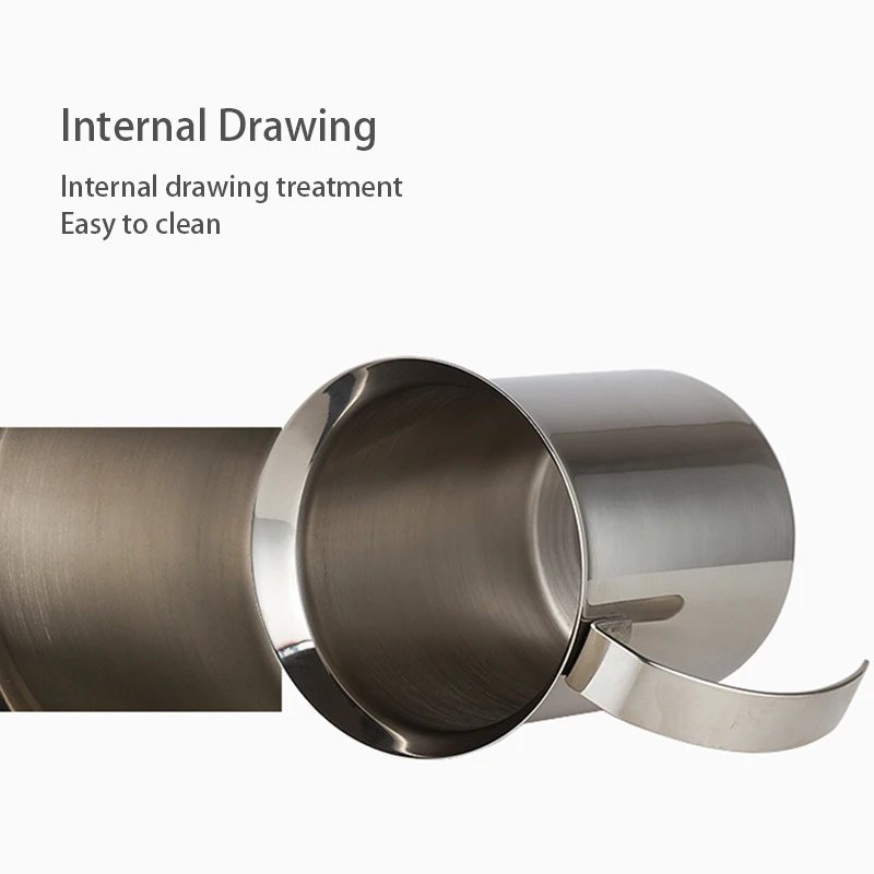 800ML Stainless Milk Frother Foam Maker Double Mesh Milk Creamer Milk Foamer Coffee Cappuccino Drink Mixer Egg Beater Kitchen 800ML Stainless Milk Frother Foam Maker Double Mesh Milk Creamer Milk Foamer Coffee Cappuccino Drink Mixer Egg Beater Kitchen