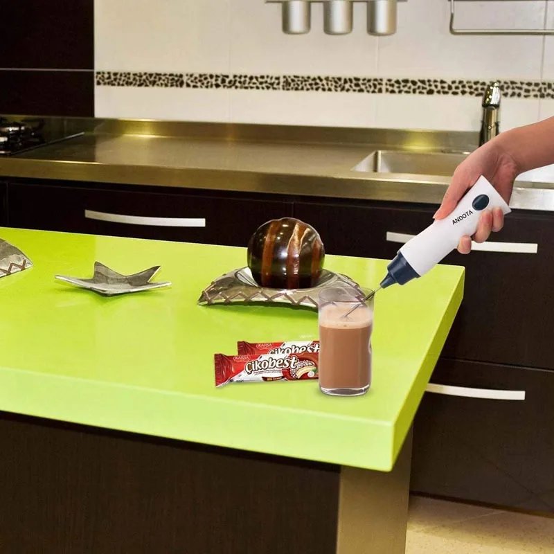 Electric Milk Foamer Blender Wireless Coffee Whisk Mixer Handheld Egg Beater Cappuccino Frother Mixer USB Portable Kitchen Tools